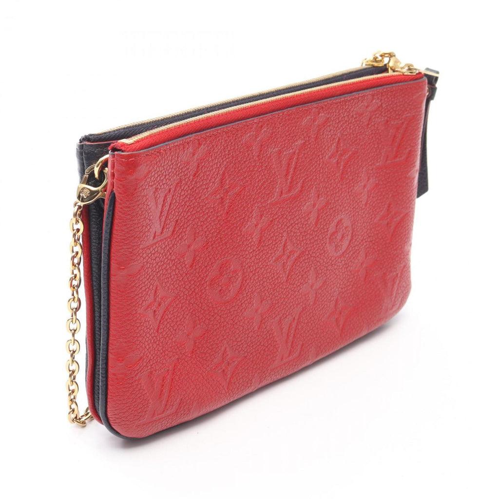 Louis Vuitton Marine Rouge Navy Red Color Monogram Empreinte Pochette Shoulder Bag