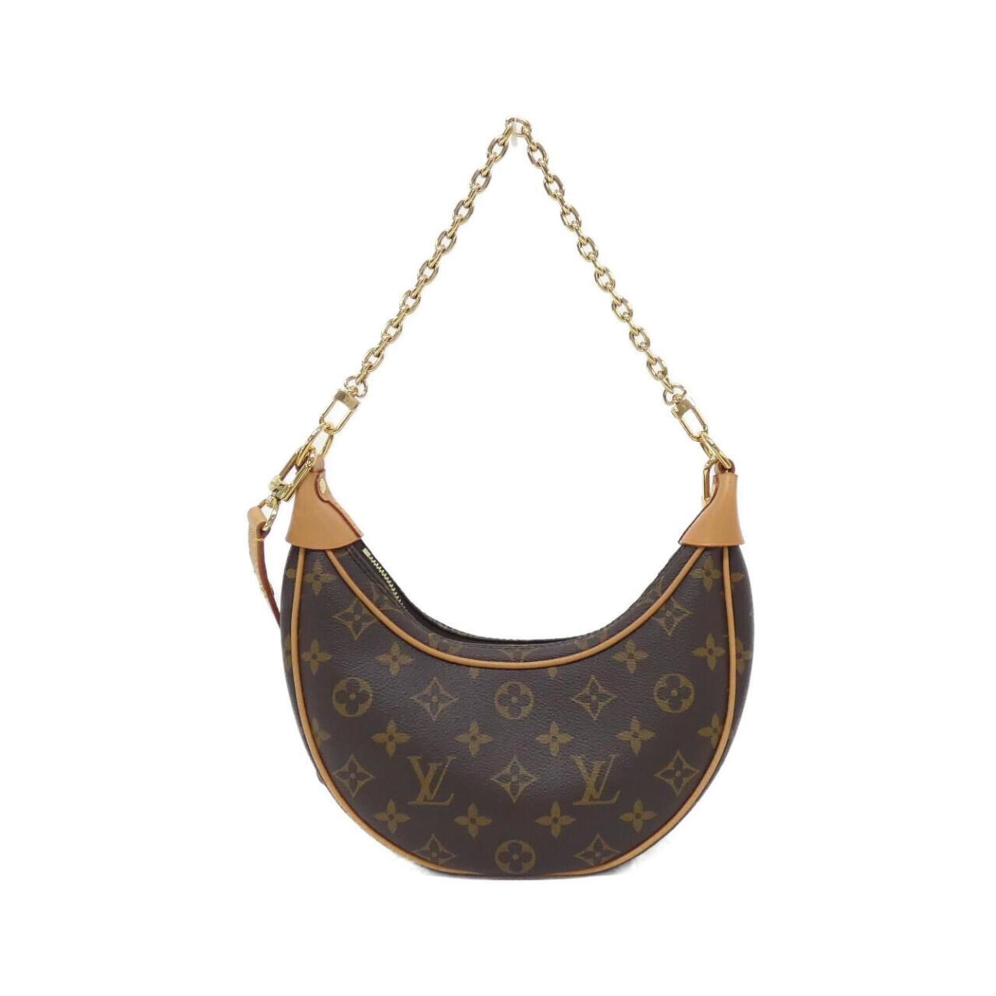 Louis Vuitton Marron Coated Canvas Shoulder Bag