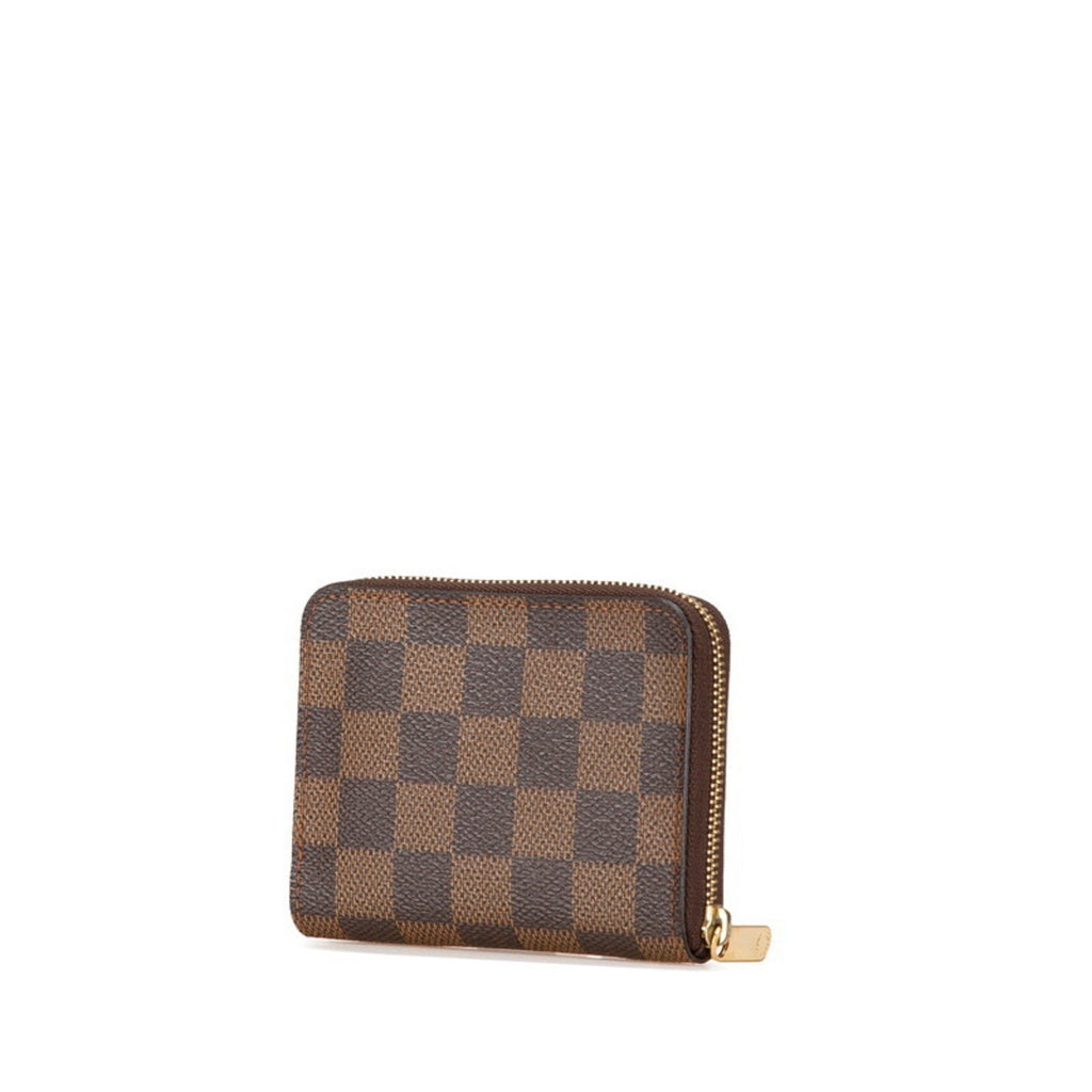 Louis Vuitton Brown Pvc Leather Coin Purse/Coin Case