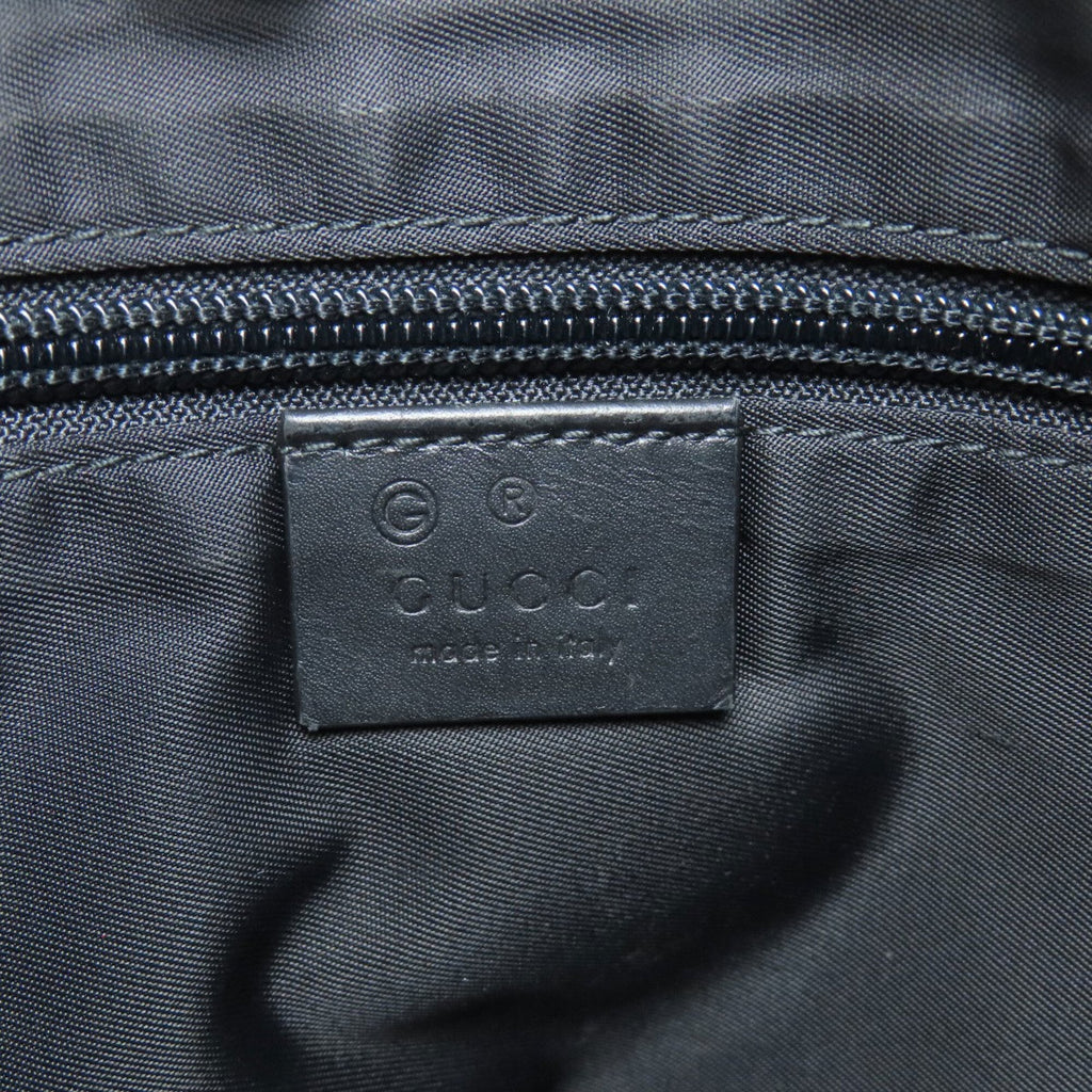 Gucci Black Canvas Shoulder Bag (Pre-Owned)
