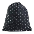 Saint Laurent Black White Nylon Backpack (Pre-Owned)