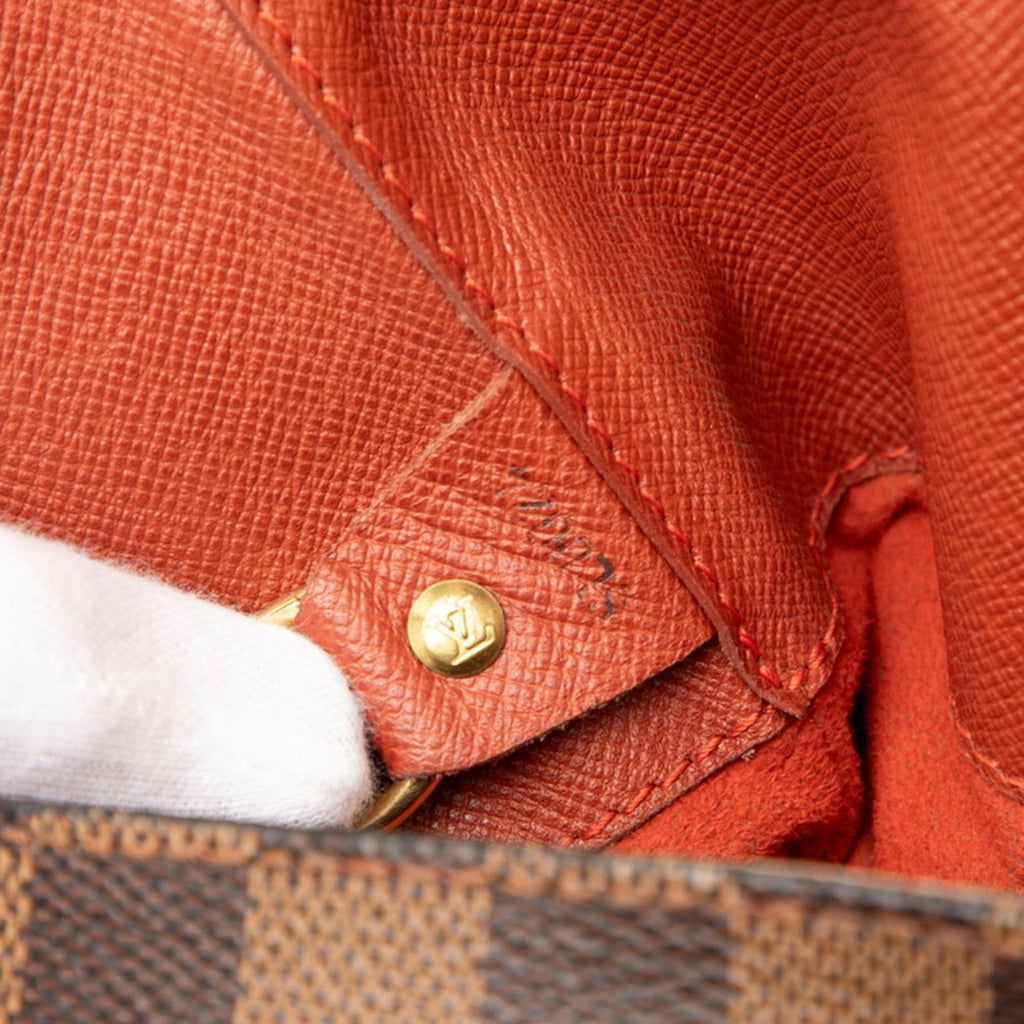 Louis Vuitton Brown Pvc Leather Shoulder Bag