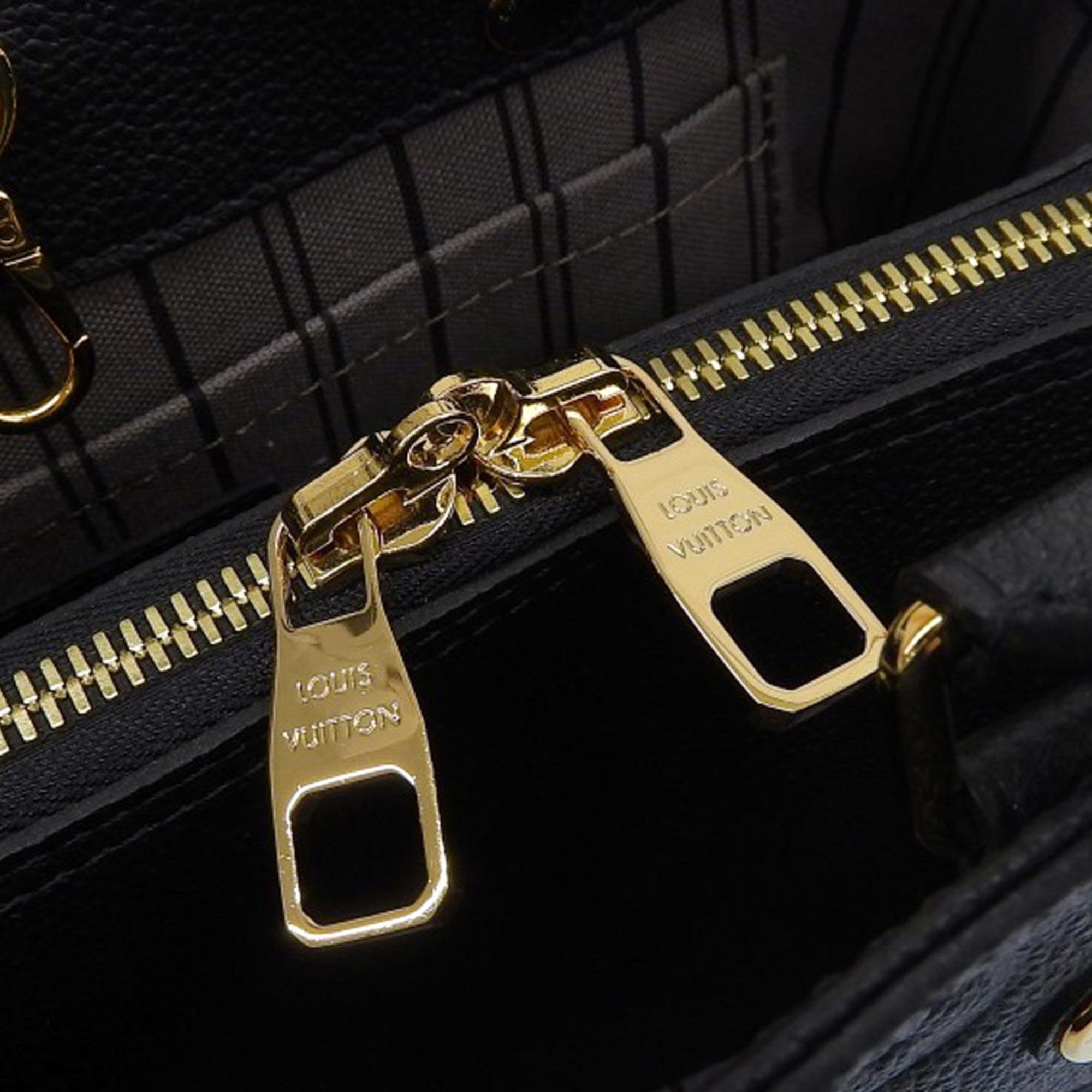 Louis Vuitton Monogram Empreinte Black Noir Leather Handbag