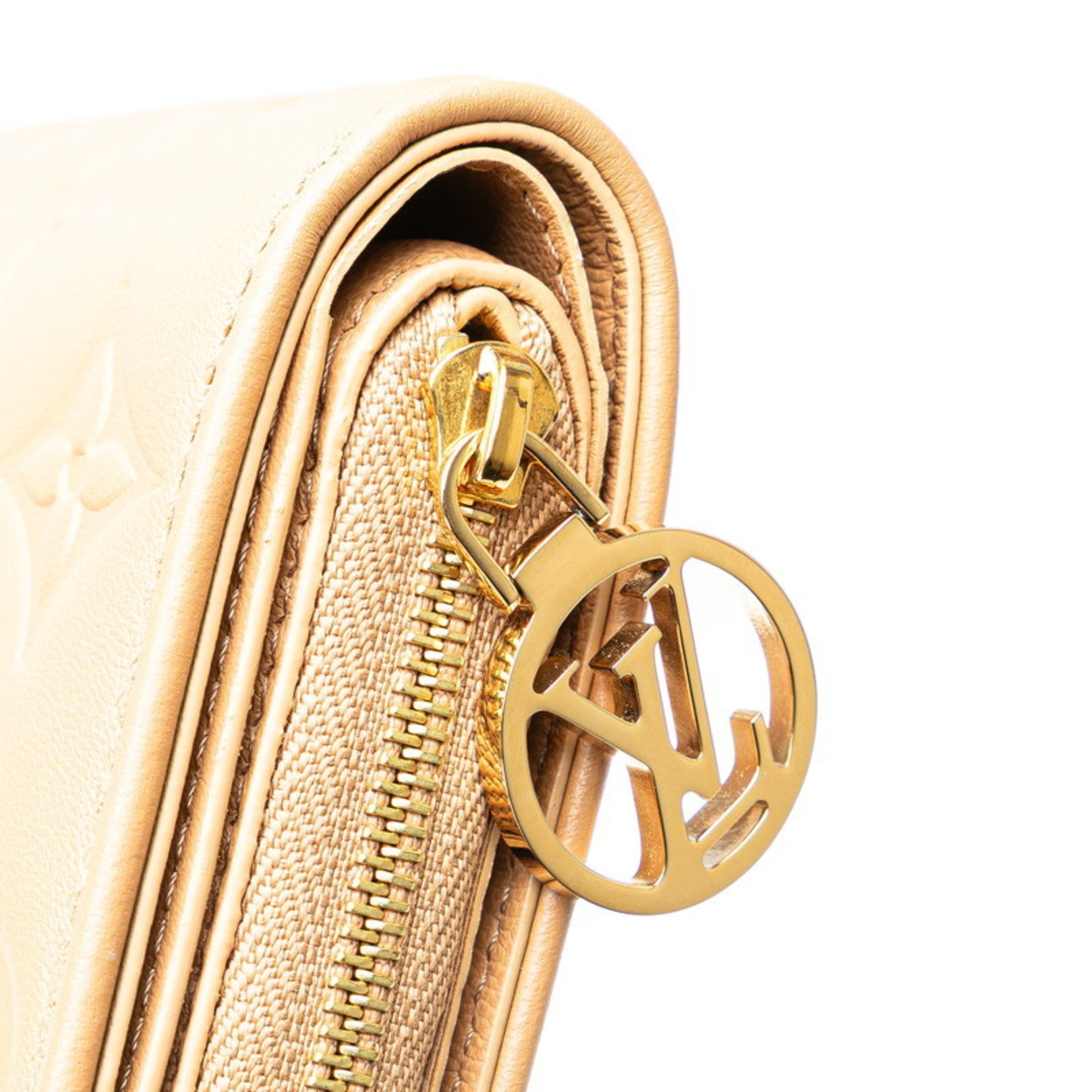 Louis Vuitton Brown Camel Leather Wallet
