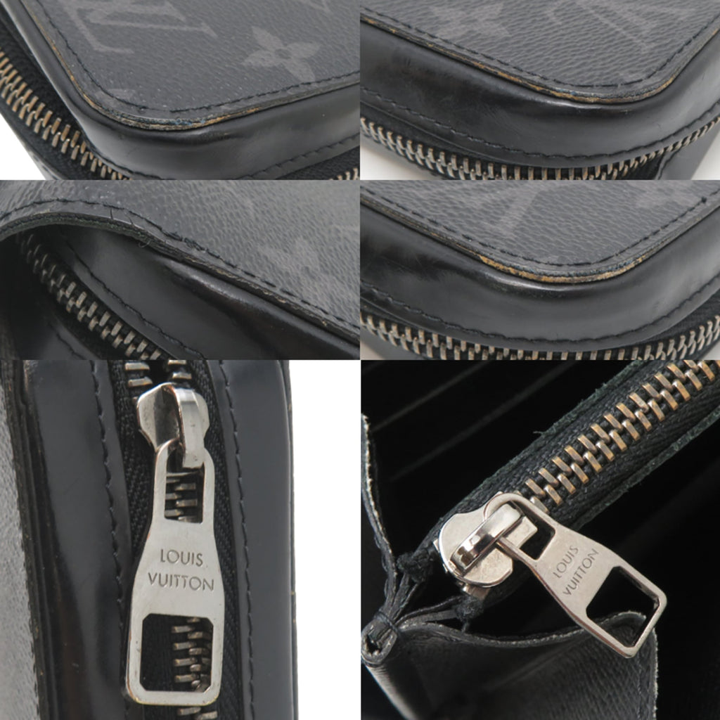 Louis Vuitton Black Monogram Eclipse Clutch Bag