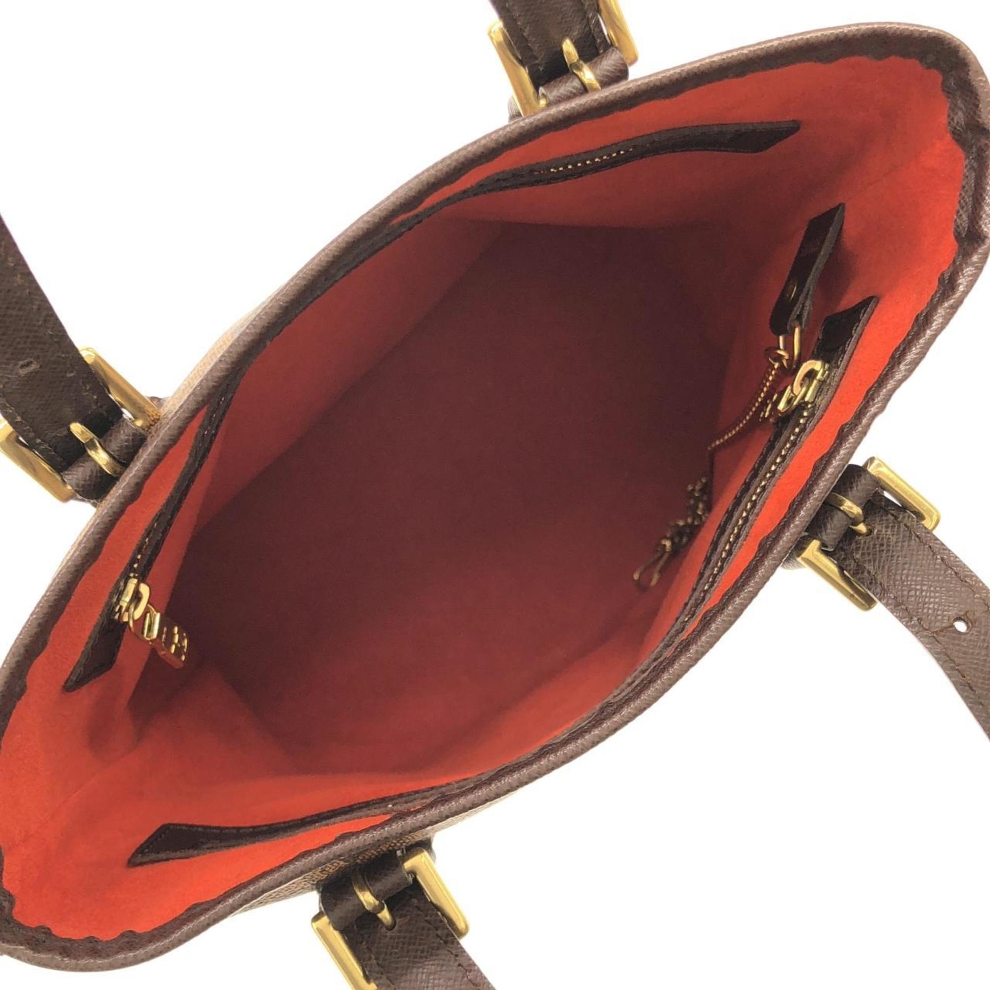Louis Vuitton Ebene Coated Canvas Pouch Shoulder Bag