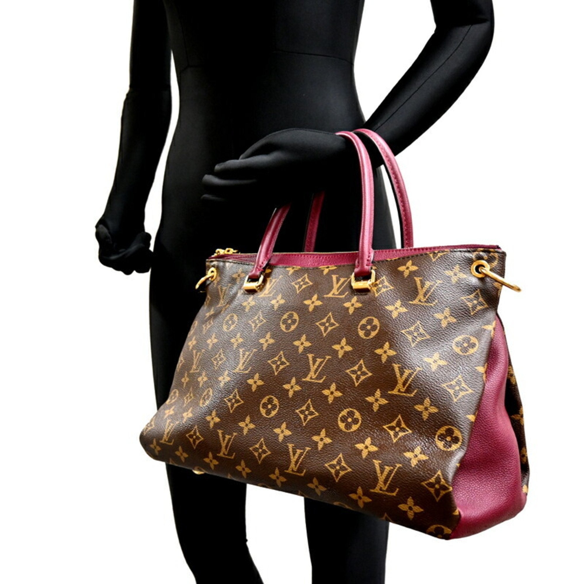 Louis Vuitton Monogram Brown Galle Monogram Purple Monogram Handbag