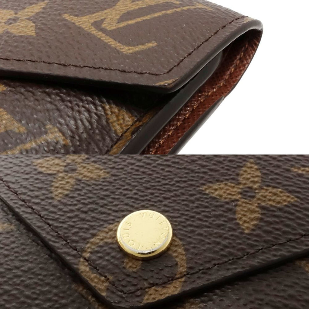 Louis Vuitton Brown Canvas Wallet (Tri-Fold)
