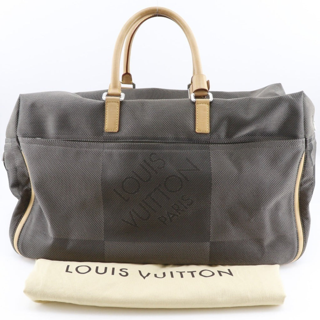 Louis Vuitton Brown Earth Damier Geant Boston Bag