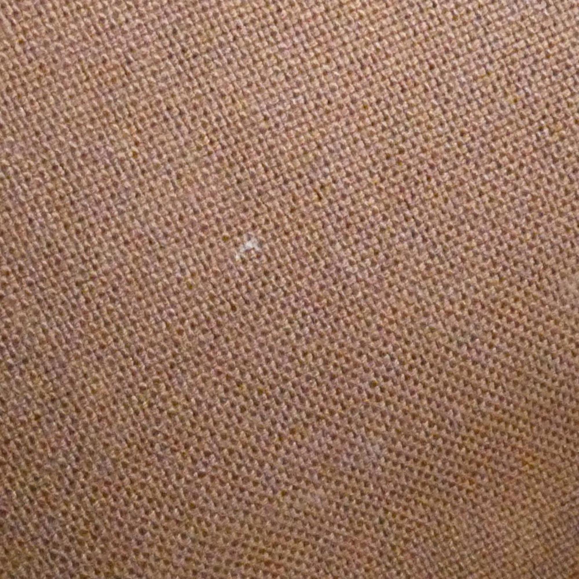 Louis Vuitton Brown Coated Canvas Handbag