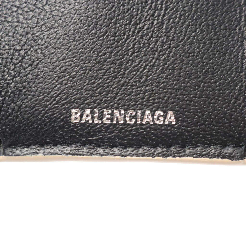 Balenciaga Beige Leather Wallet (Tri-Fold)