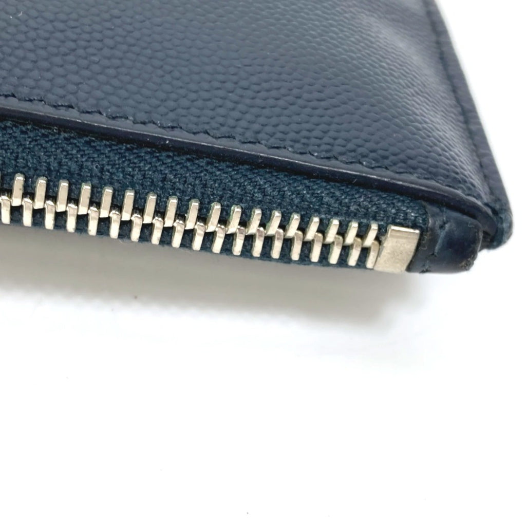 Saint Laurent Navy Leather Clutch Bag (Pre-Owned)