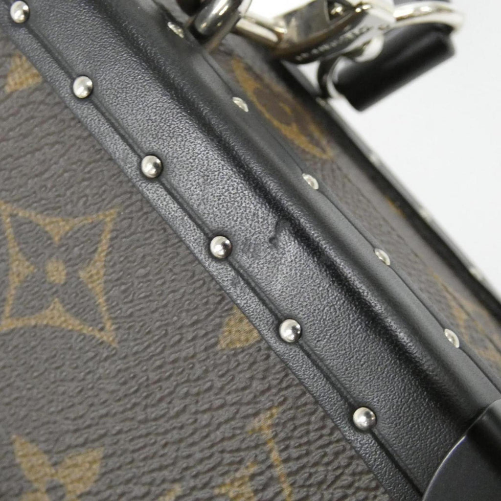 Louis Vuitton Marron Coated Canvas Chain/Shoulder Wallet