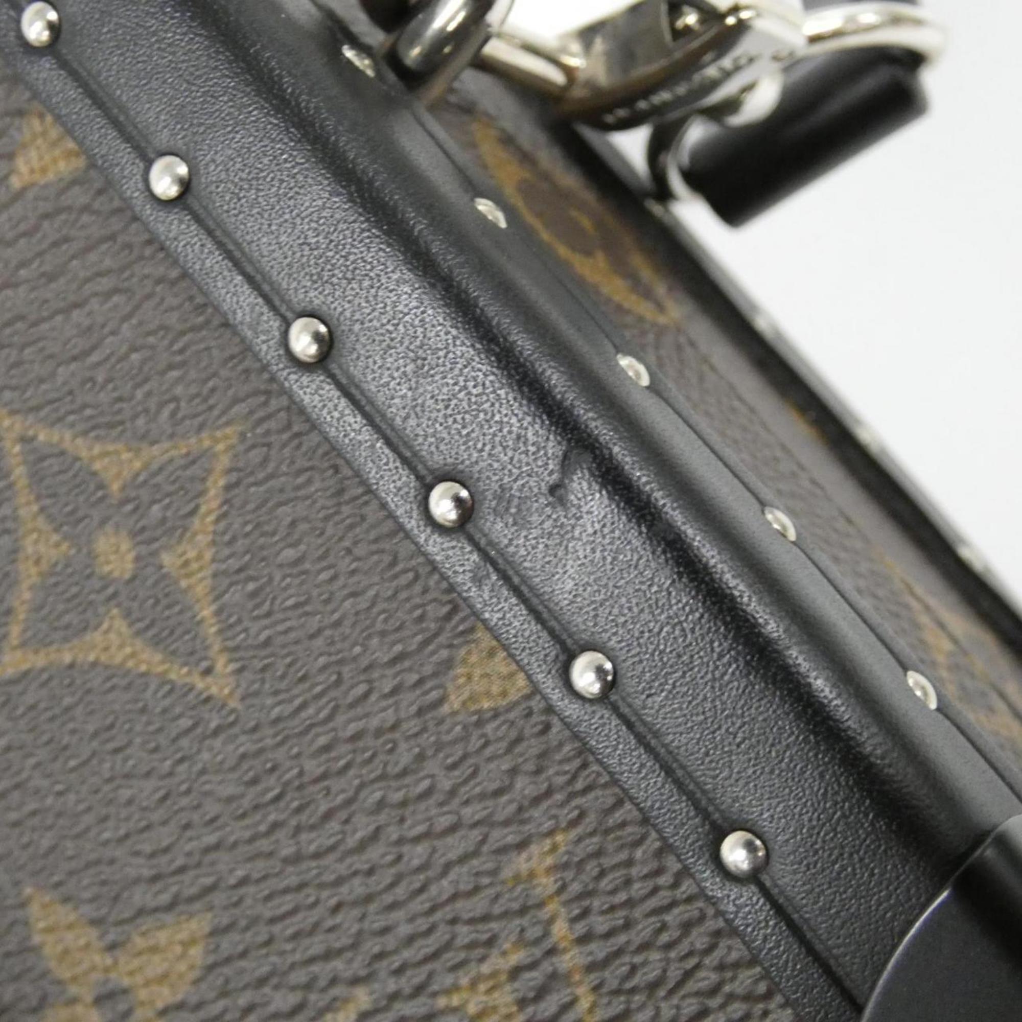 Louis Vuitton Marron Coated Canvas Chain/Shoulder Wallet