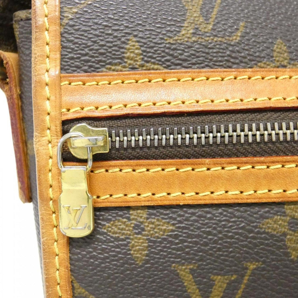 Louis Vuitton Marron Coated Canvas Shoulder Bag
