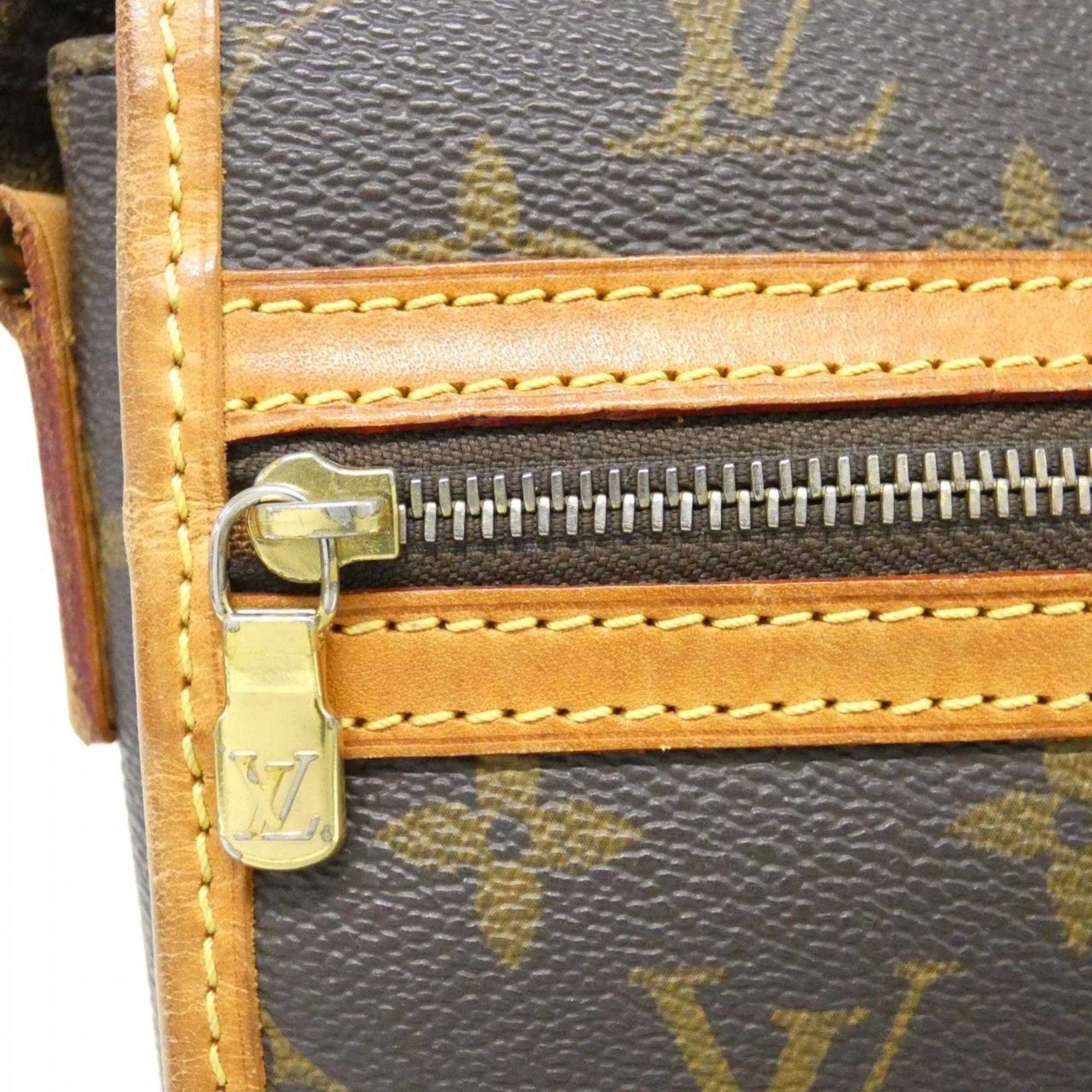 Louis Vuitton Marron Coated Canvas Shoulder Bag