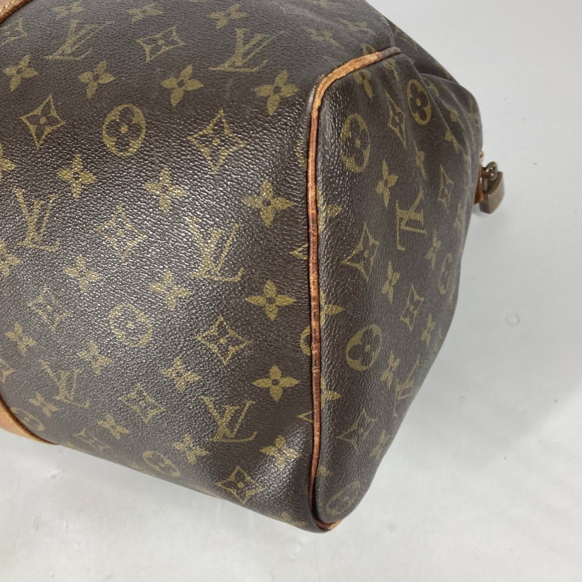 Louis Vuitton Brown Monogram Boston Bag