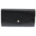 Louis Vuitton Black Hot Pink Noir Pink Epi Leather Long Wallet