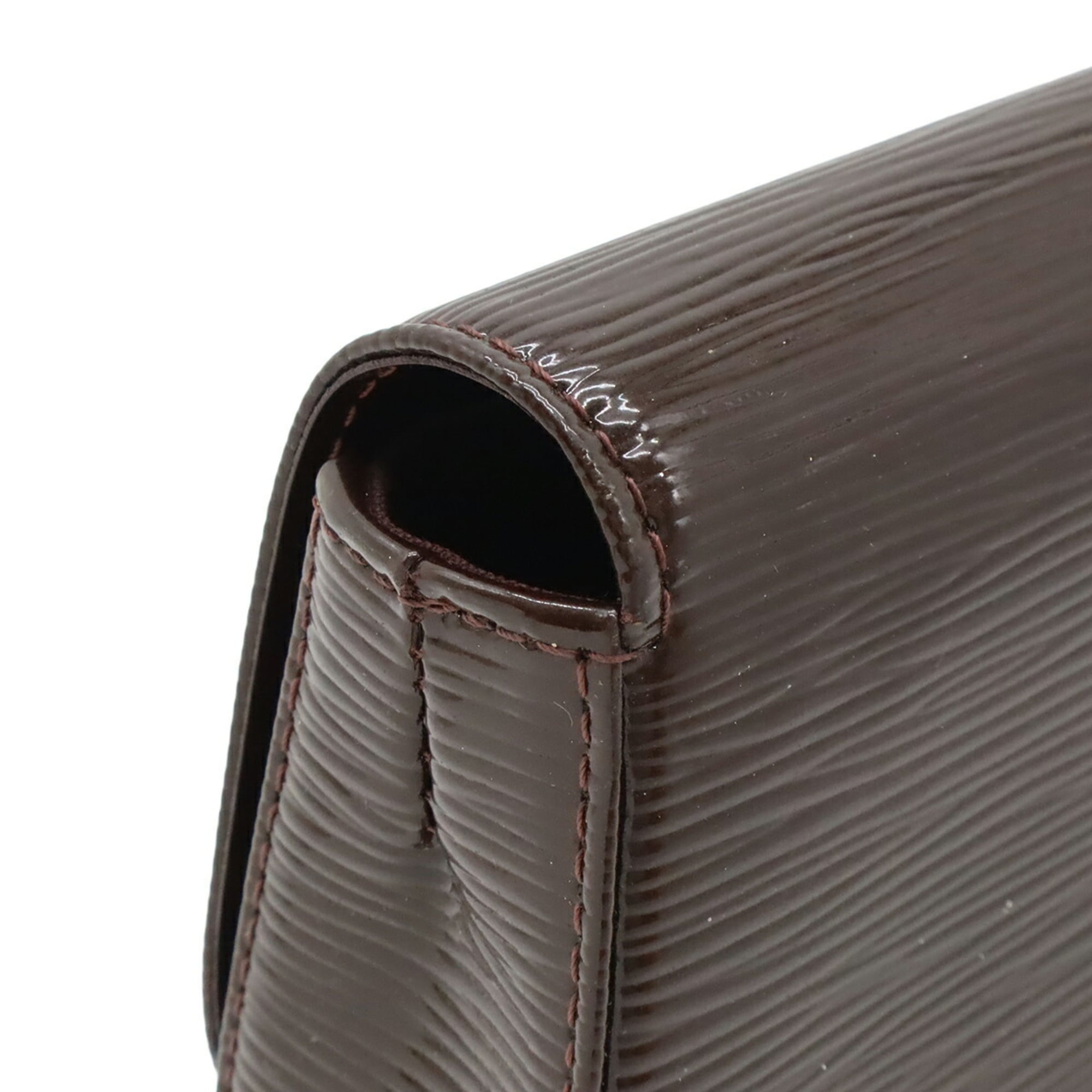 Louis Vuitton Brown Epi Leather Clutch Bag Pochette
