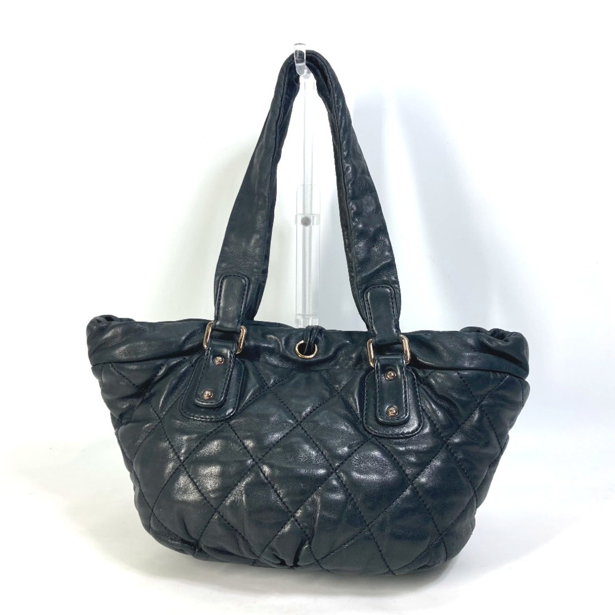 Chanel Black Leather Shoulder Bag