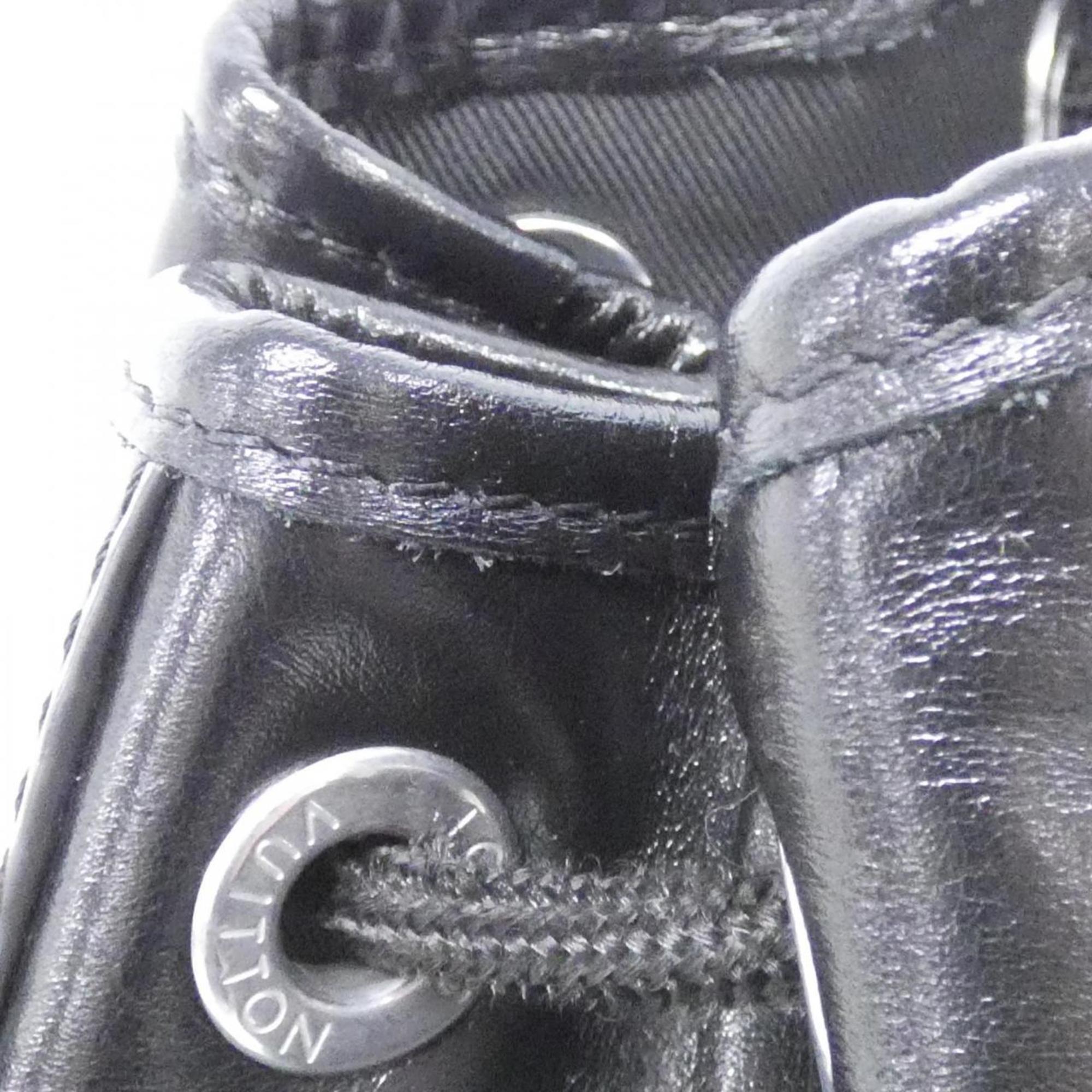 Louis Vuitton Black Leather Shoulder Bag