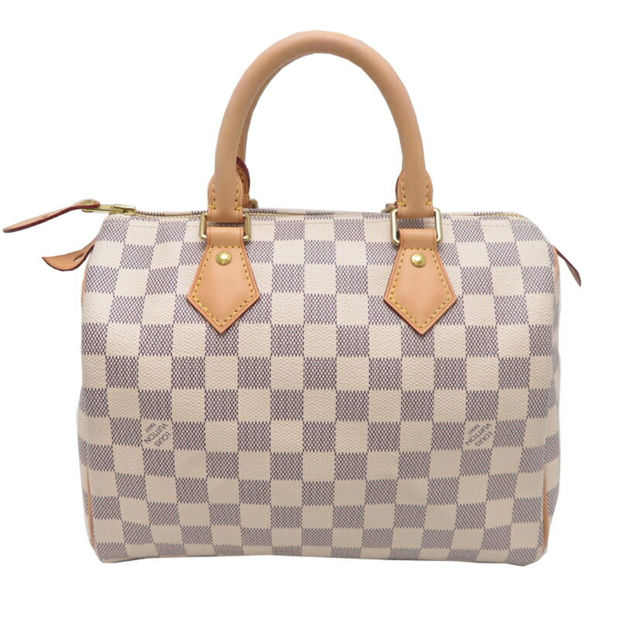 Louis Vuitton White Damier Azur Boston Bag