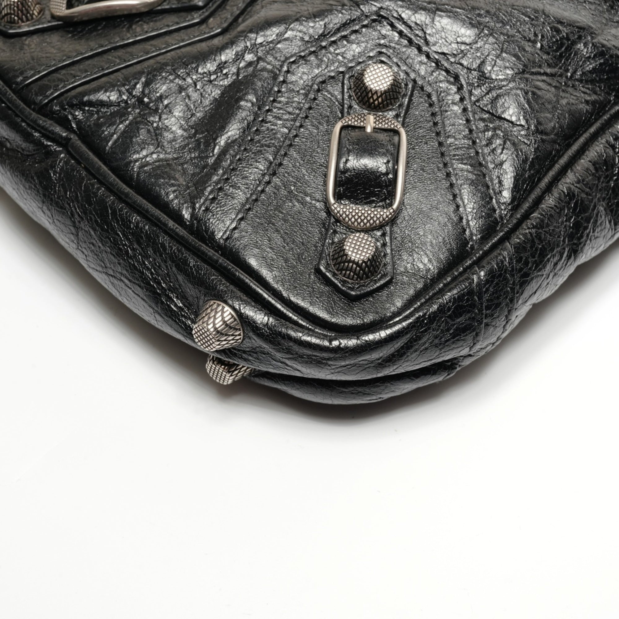 Balenciaga Black Leather Shoulder