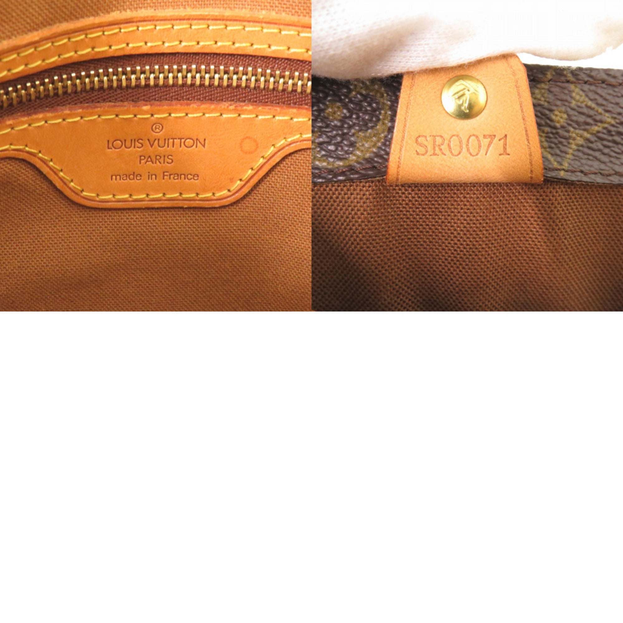 Louis Vuitton Brown Monogram Canvas Handbag