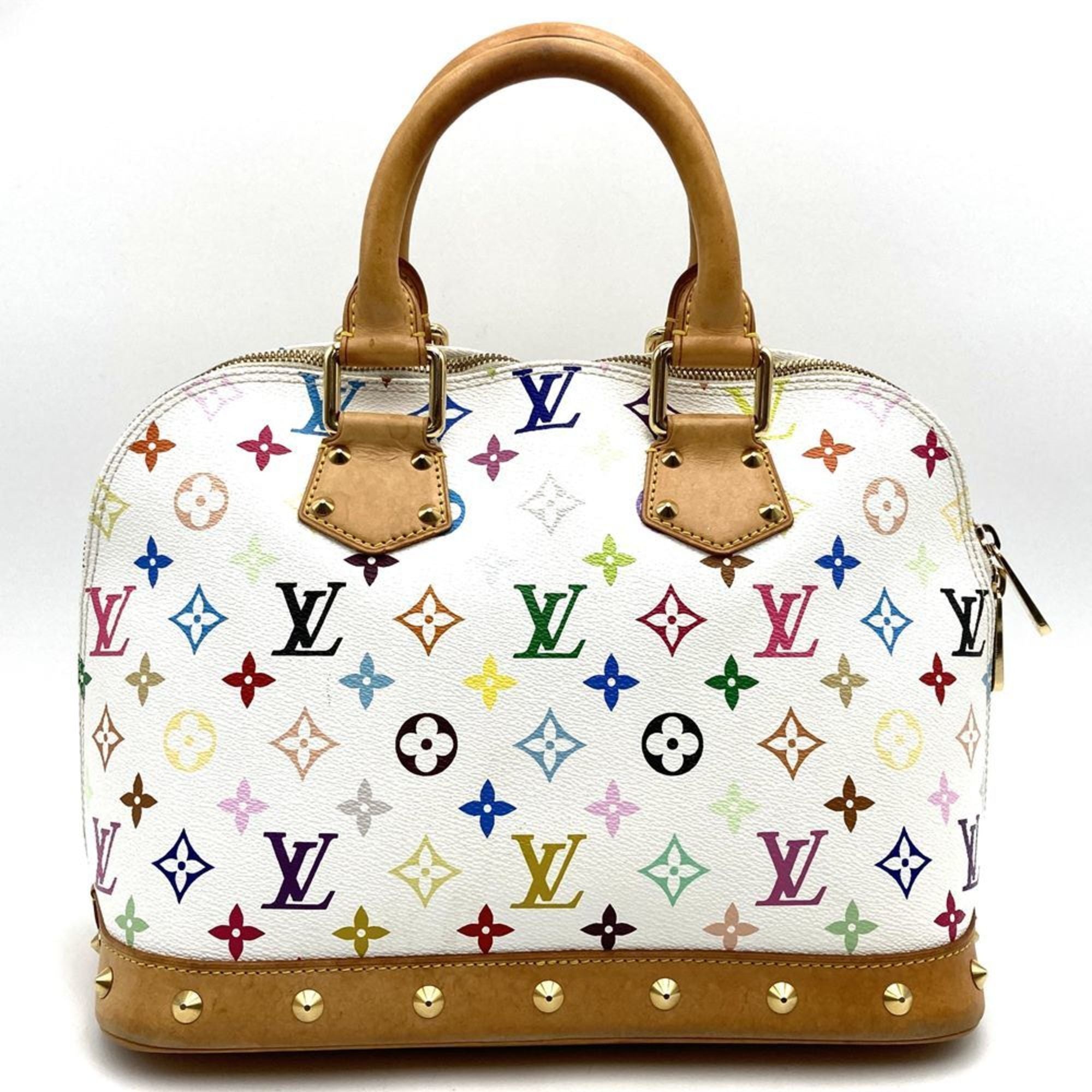 Louis Vuitton White Monogram Multicolore Handbag