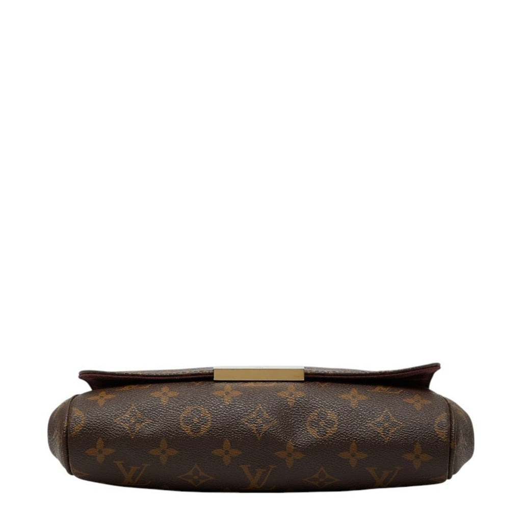 Louis Vuitton Brown Pvc Leather Handbag Shoulder Bag