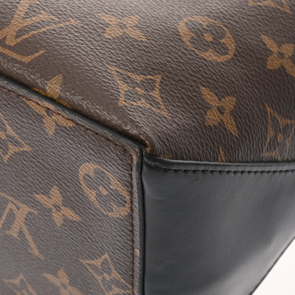 Louis Vuitton Brown Noir Monogram Pouch Tote Bag