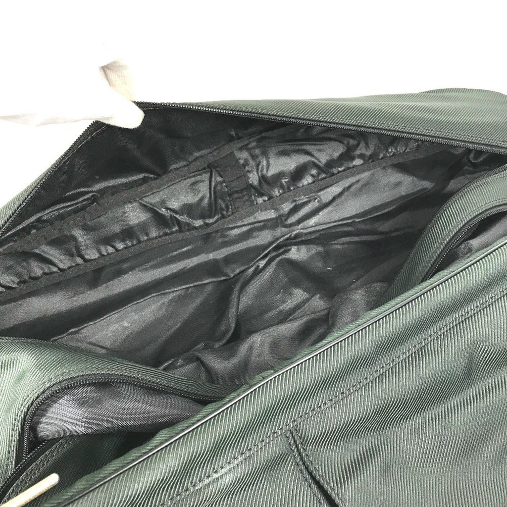 Louis Vuitton Black Episea Galle Khaki Taiga Leather Boston Bag Garment Case Handbag Shoulder Bag