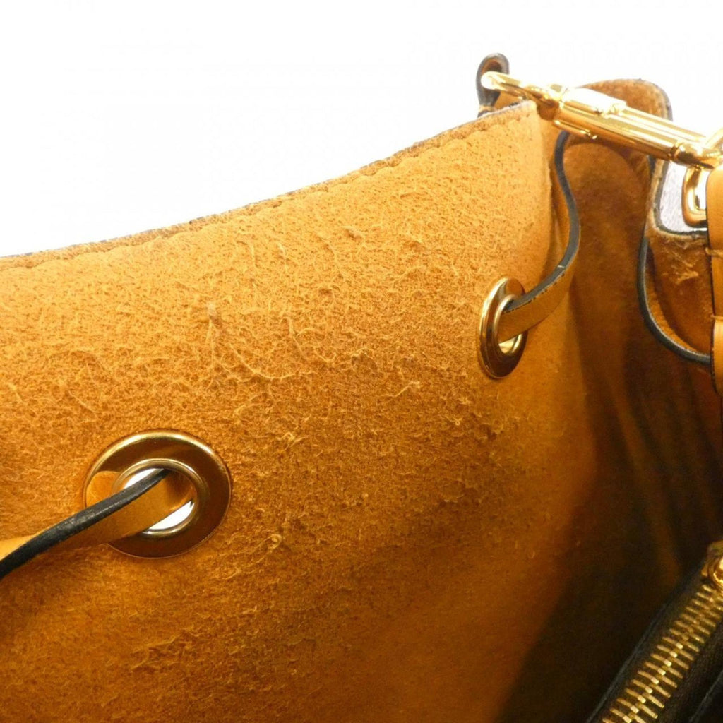 Louis Vuitton Brown Orange Coated Canvas Shoulder Bag