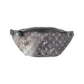 Louis Vuitton Black Silver Coated Canvas Shoulder Bag