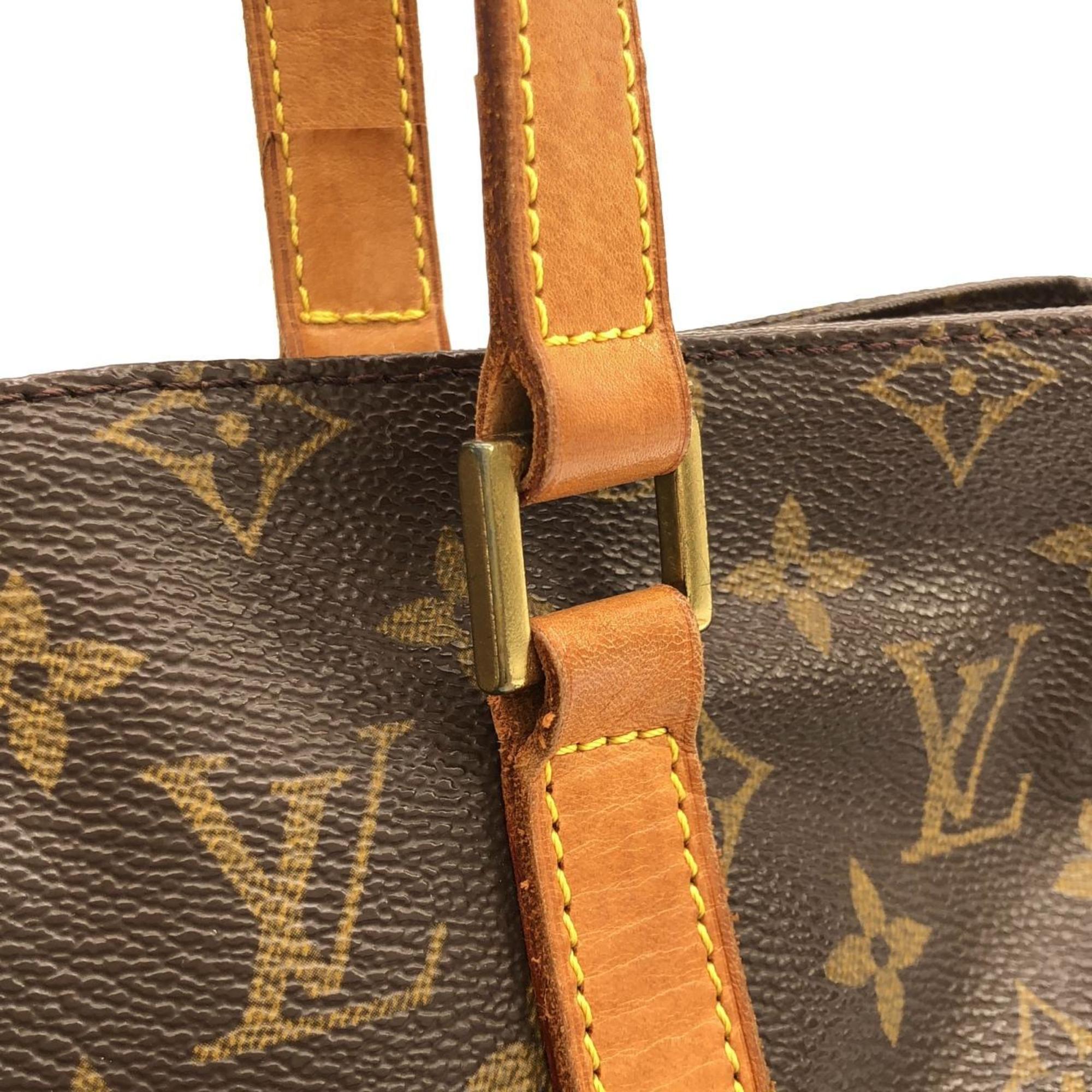 Louis Vuitton Marron Coated Canvas Handbag
