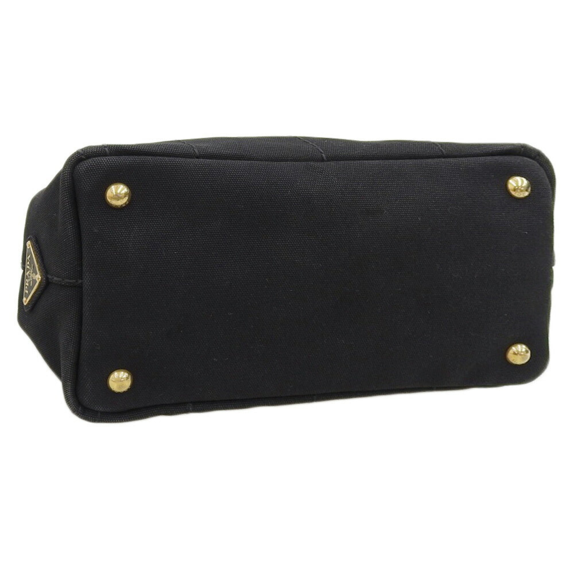 Prada Black Canvas Handbag