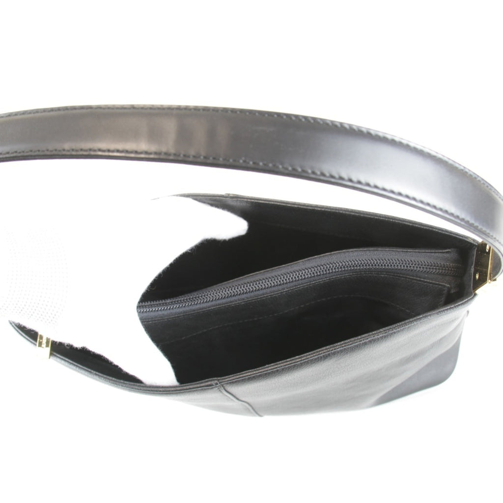 Burberry Black Leather Shoulder Bag