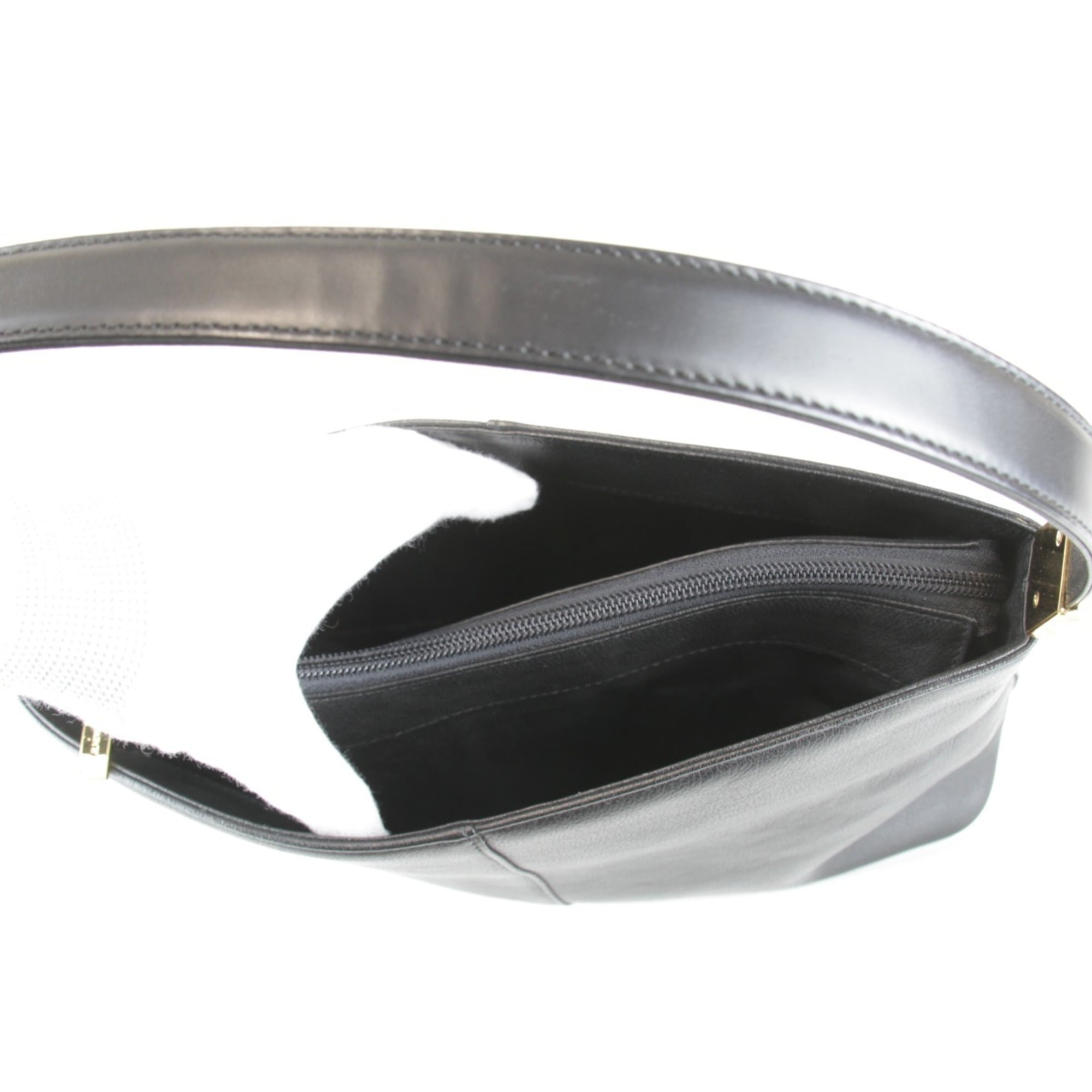 Burberry Black Leather Shoulder Bag