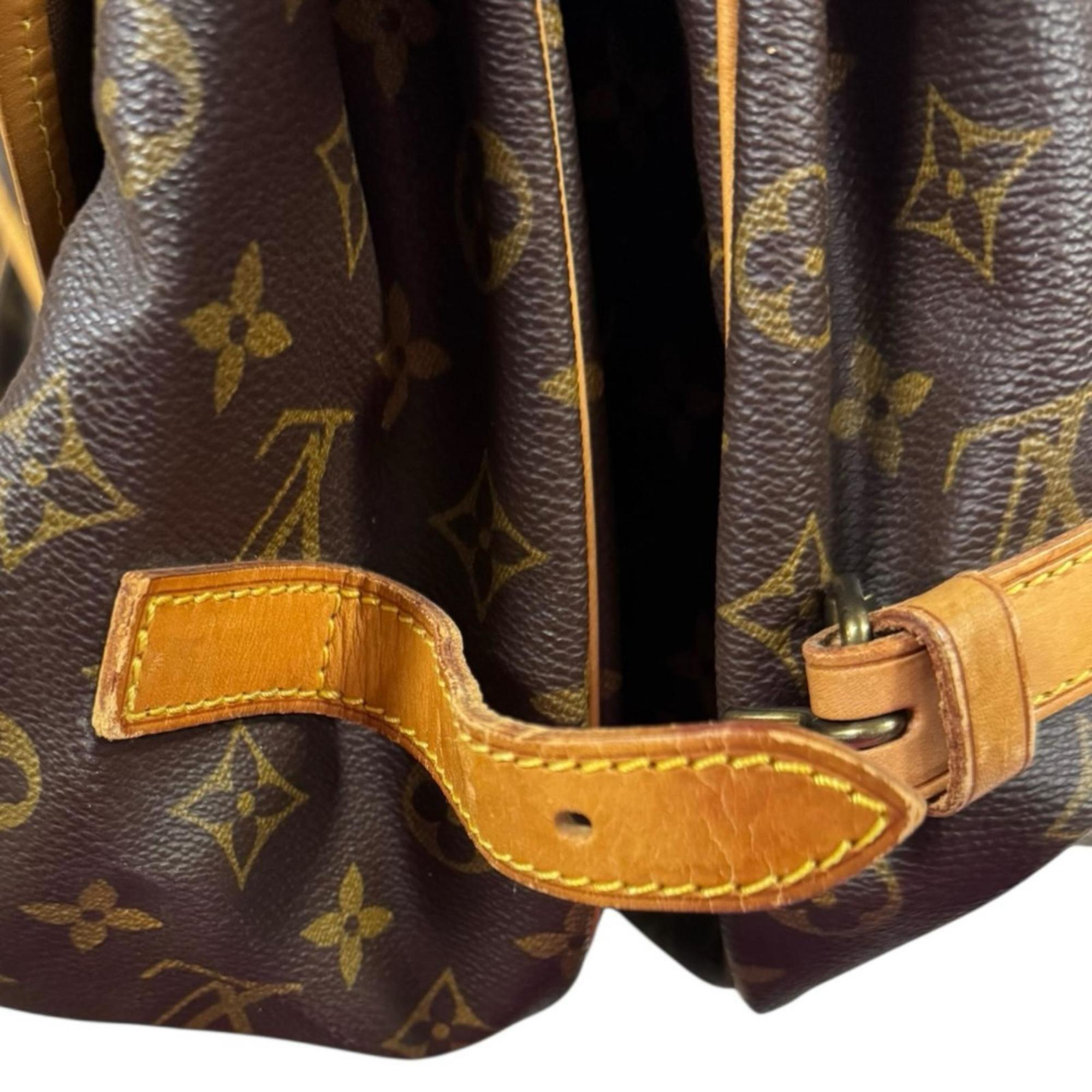 Louis Vuitton Brown Monogram Canvas Shoulder Bag