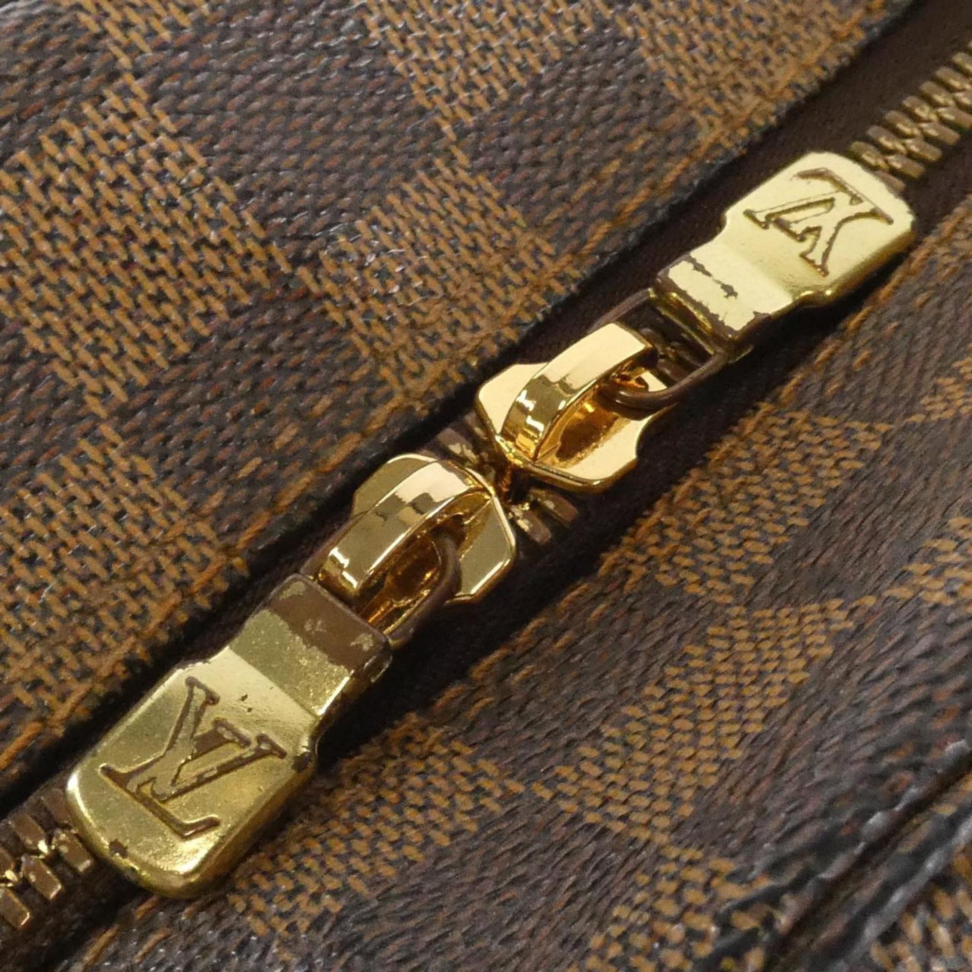 Louis Vuitton Brown Coated Canvas Shoulder Bag