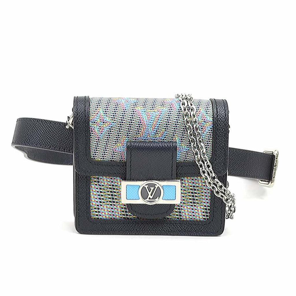 Louis Vuitton Black Multi-Color Monogram Fanny Pack Shoulder Bag