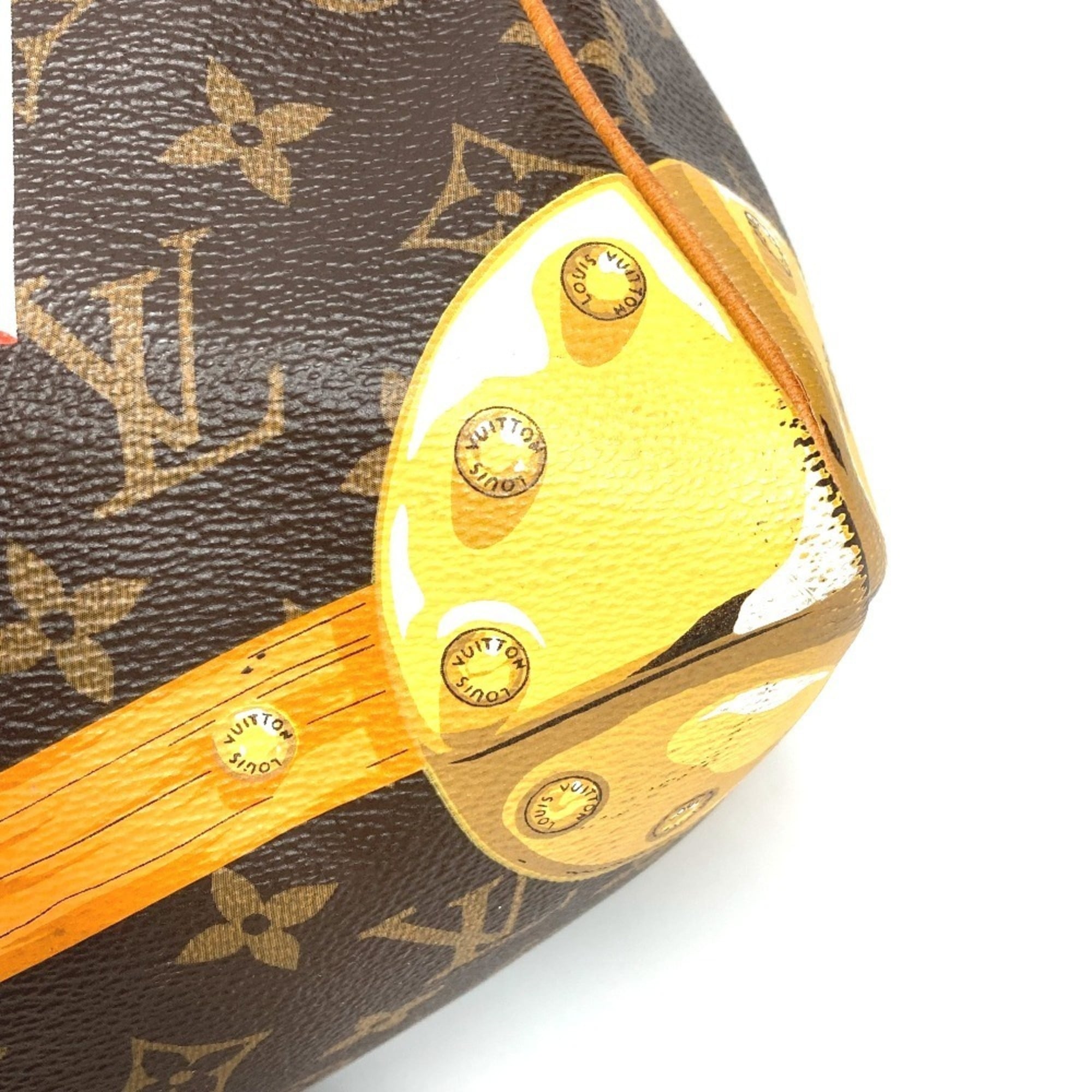 Louis Vuitton Monogram Brown Pink Monogram Boston Bag Shoulder Bag