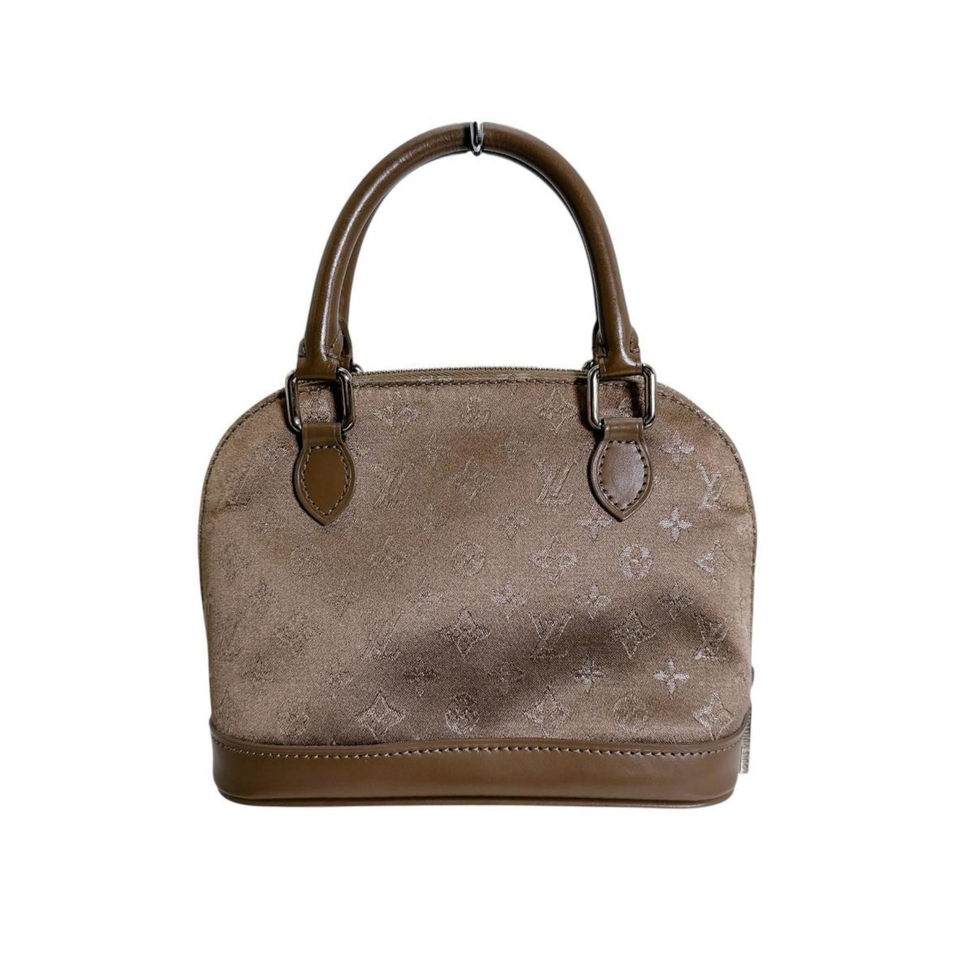 Louis Vuitton Beige Monogram Satin Pouch
