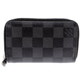 Louis Vuitton Damier Graphite Black Damier Graphite Coin Purse/Coin Case