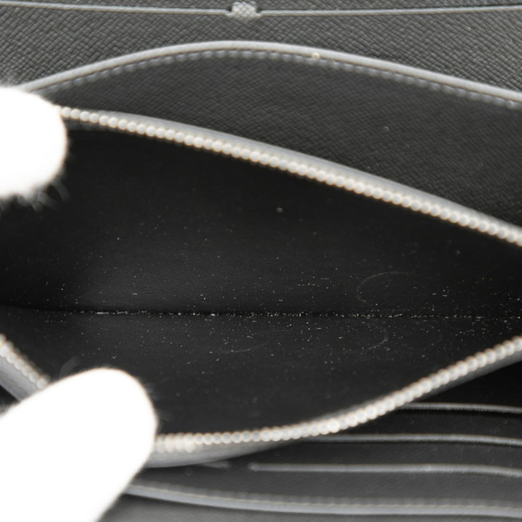 Louis Vuitton Black Pvc Leather Long Wallet