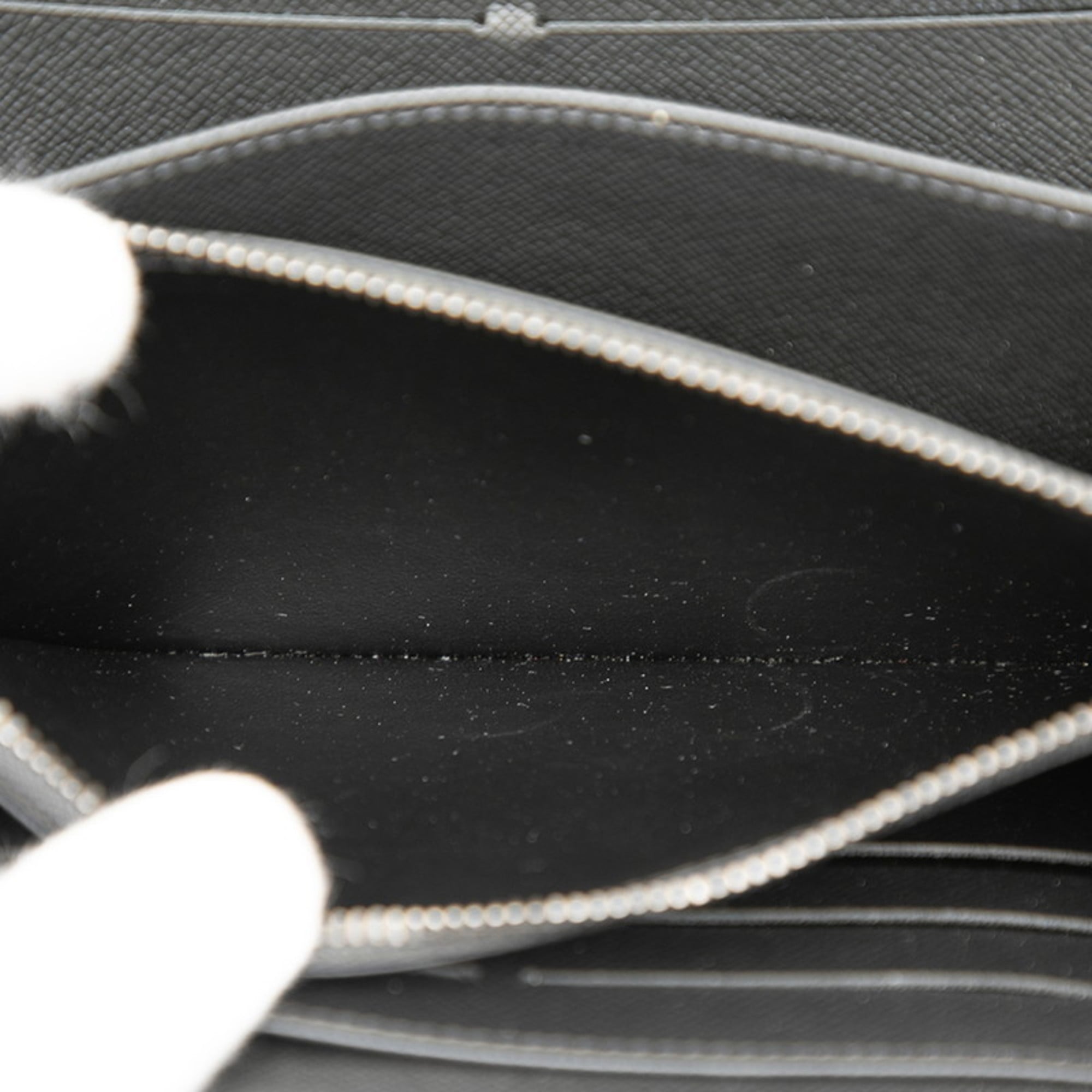 Louis Vuitton Black Pvc Leather Long Wallet