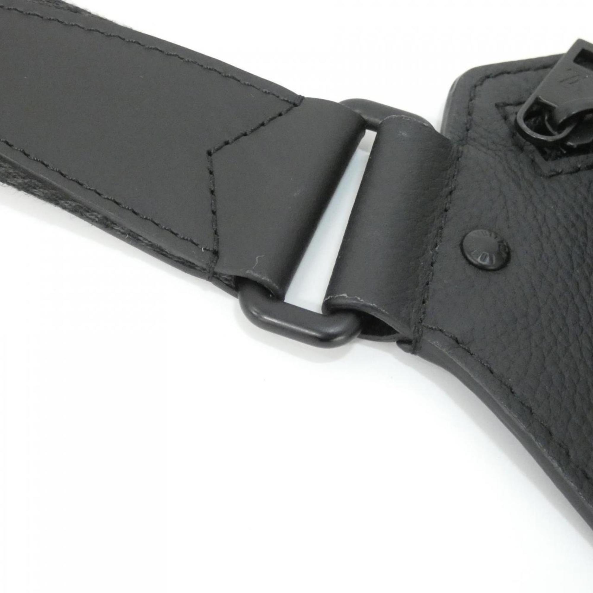Louis Vuitton Black Leather Shoulder Bag