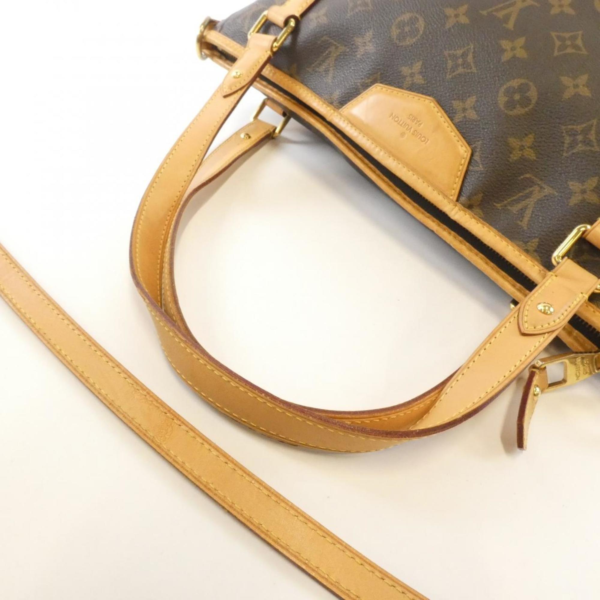 Louis Vuitton Marron Coated Canvas Handbag