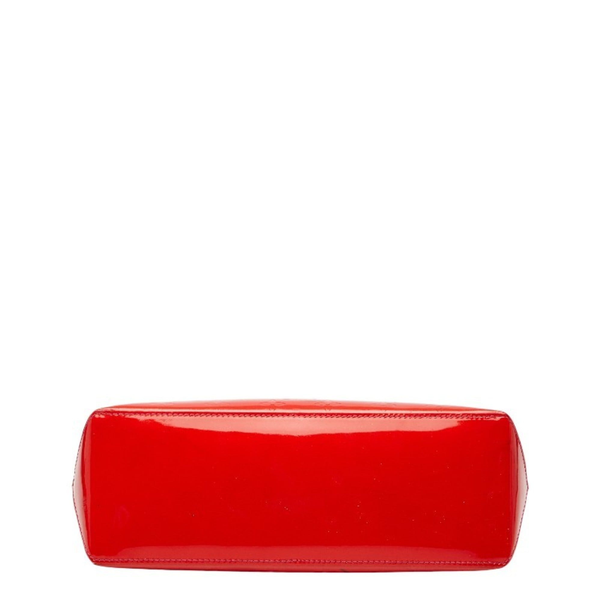 Louis Vuitton Pomme D'amour Red Color Patent Leather Handbag
