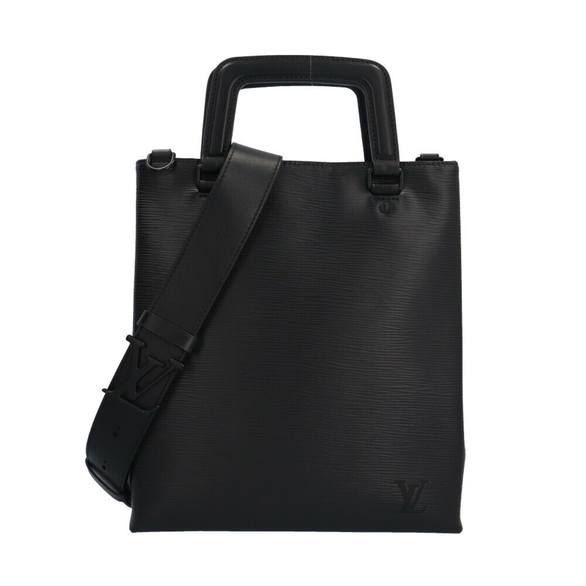 Louis Vuitton 2004 Spring Summer Collection Black Epi Leather Shoulder Bag